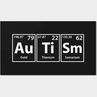 Autism (Au-Ti-Sm) Periodic Elements Spelling Posters and Art